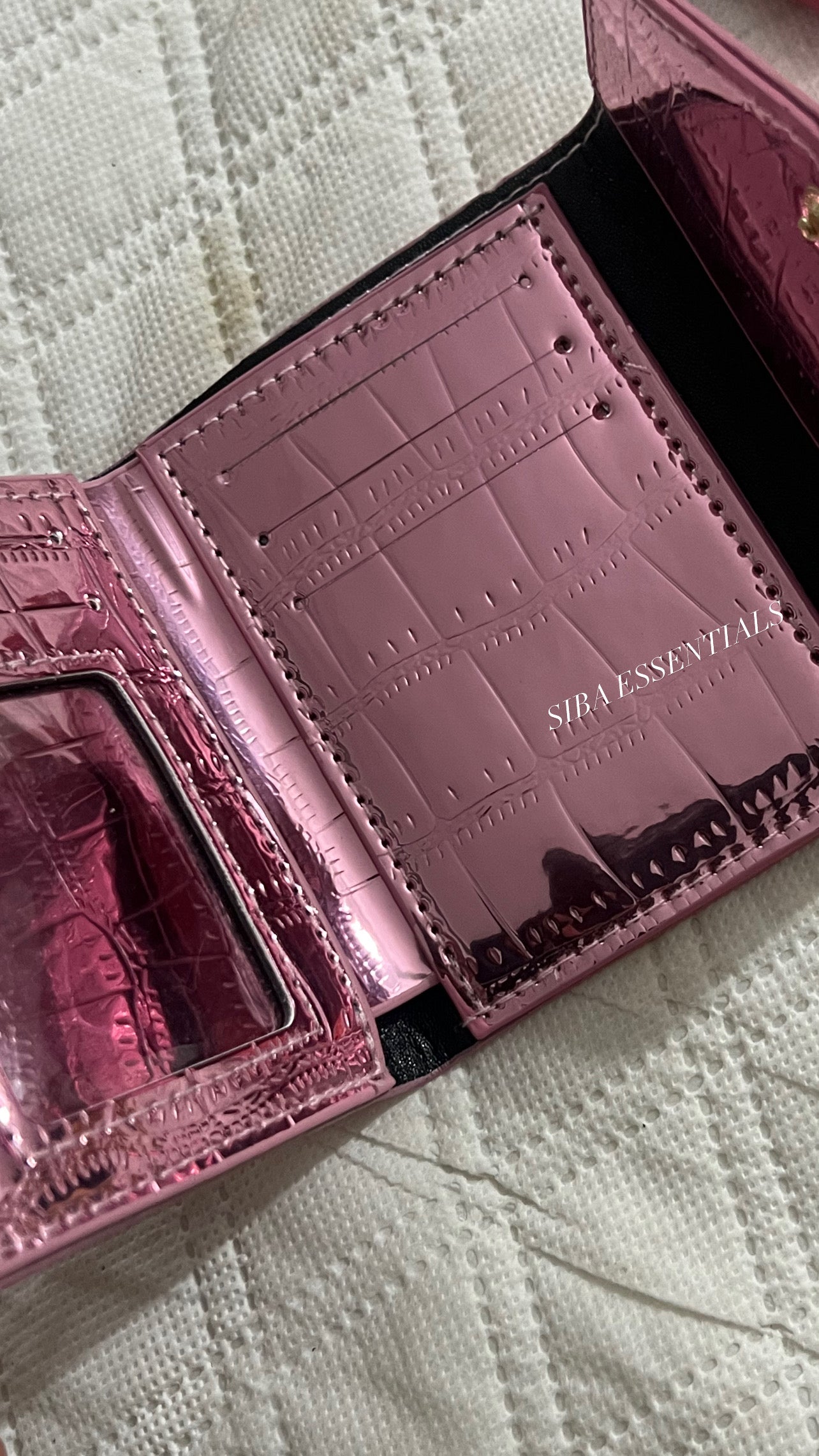 Pink wallet