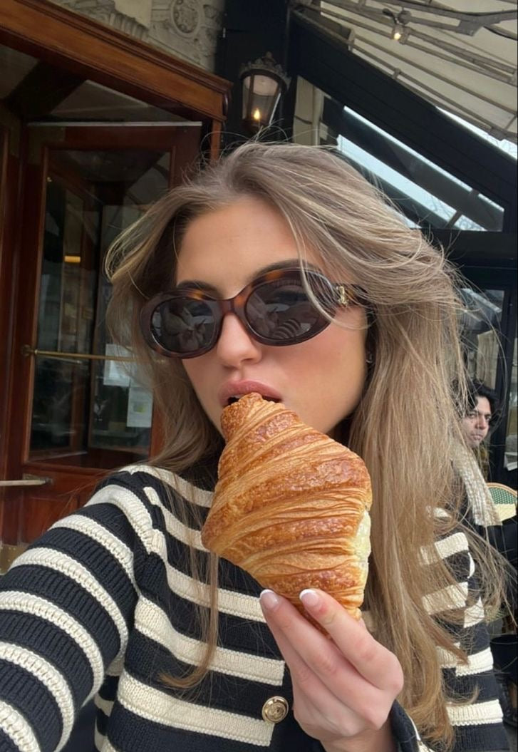 Celine round leopard sunglasses