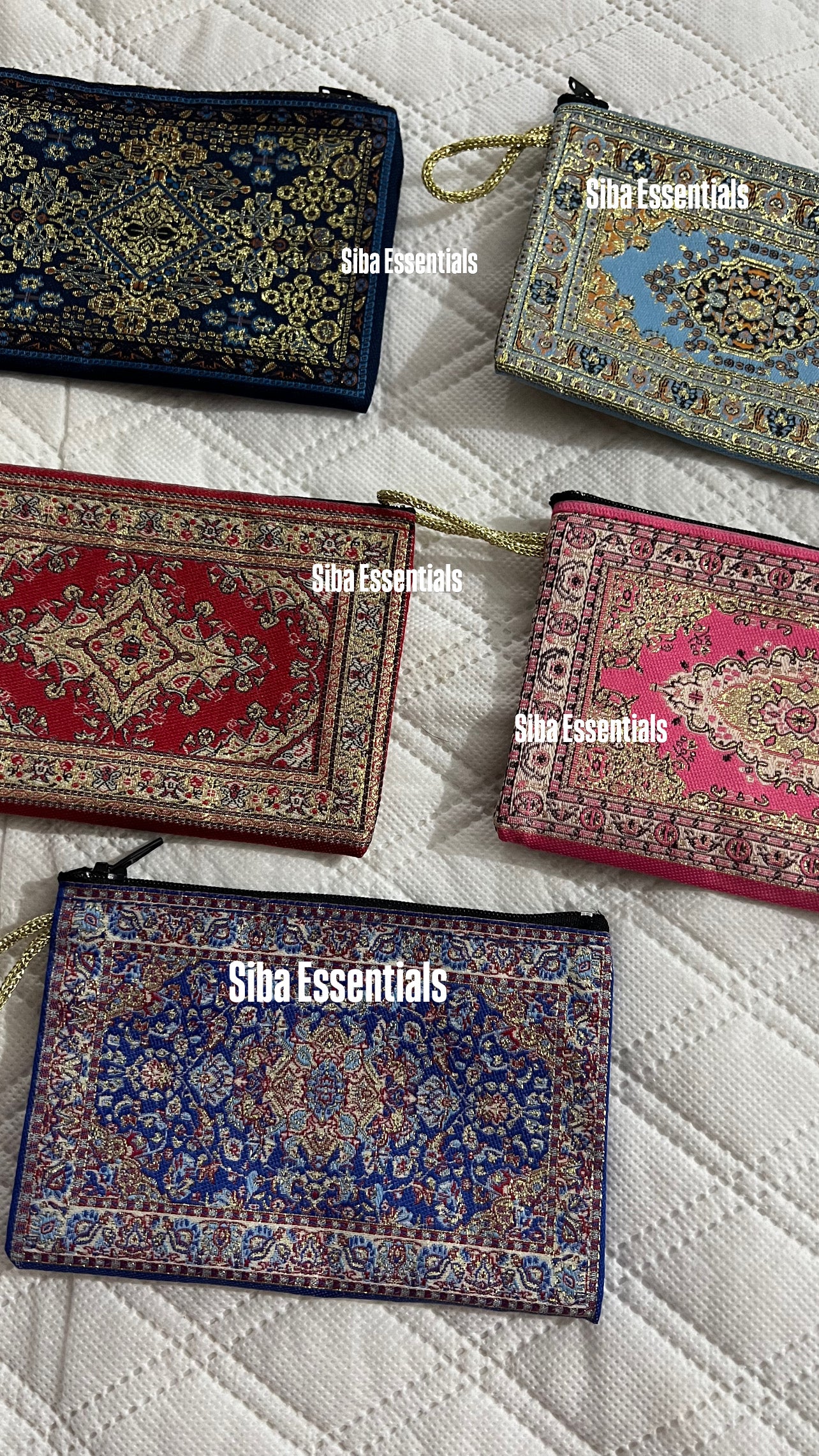 Persian mini pouch pink