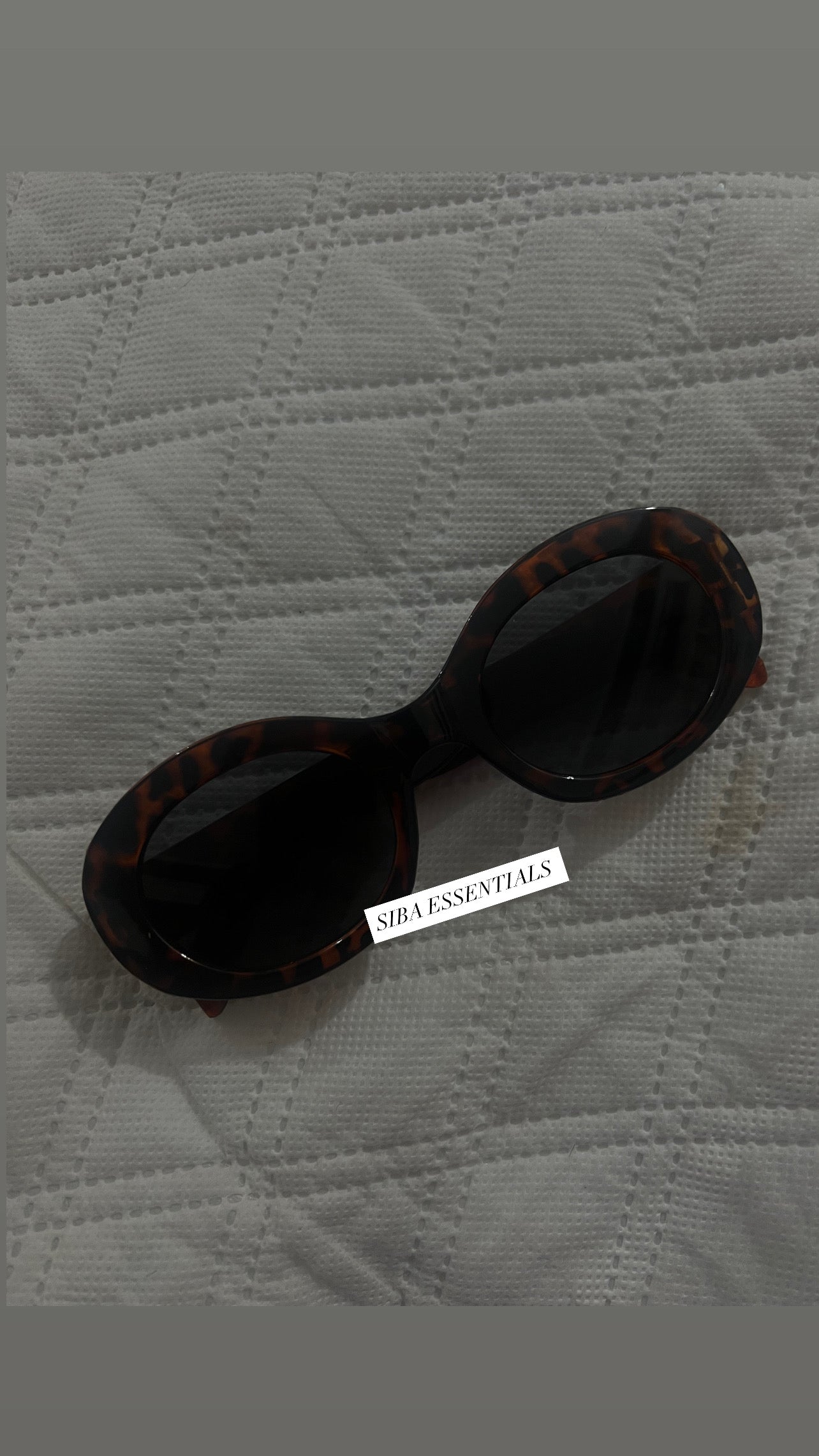 Celine round leopard sunglasses