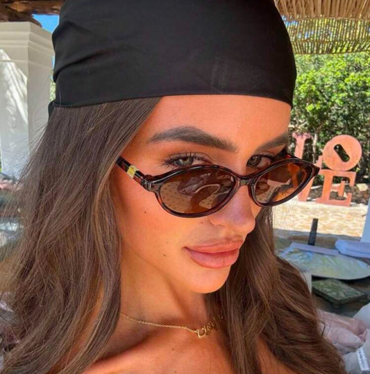 Miu Miu inspired sunglasses (brown)