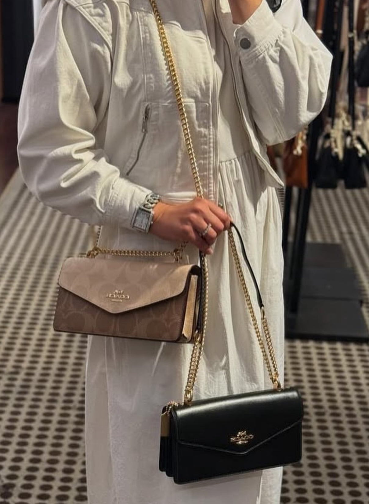 Coach Klare enveloped bag